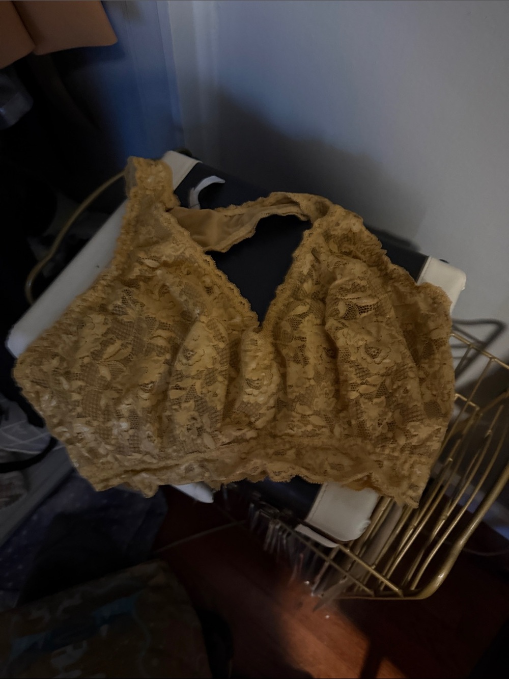 Cosabella Gold Lace Bralette